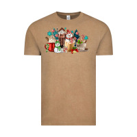 Vintage Coffee christmas coffee Vintage Tee - MaliasSmallBusiness