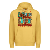 Antique Gold never stop lovin cowboys olivia Premium Hoodie - OliviaCreatesArt