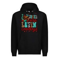 Black never stop lovin cowboys olivia Premium Hoodie - OliviaCreatesArt