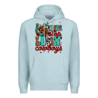 Blue Mist never stop lovin cowboys olivia Premium Hoodie - OliviaCreatesArt