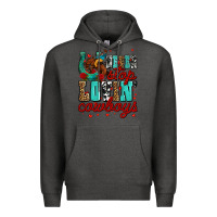 Charcoal Heather never stop lovin cowboys olivia Premium Hoodie - OliviaCreatesArt