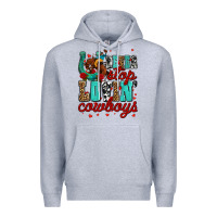 Heather Grey never stop lovin cowboys olivia Premium Hoodie - OliviaCreatesArt
