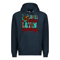 Navy never stop lovin cowboys olivia Premium Hoodie - OliviaCreatesArt