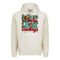 Oatmeal Heather never stop lovin cowboys olivia Premium Hoodie - OliviaCreatesArt