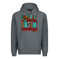 Rock never stop lovin cowboys olivia Premium Hoodie - OliviaCreatesArt