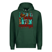 Sports Green never stop lovin cowboys olivia Premium Hoodie - OliviaCreatesArt