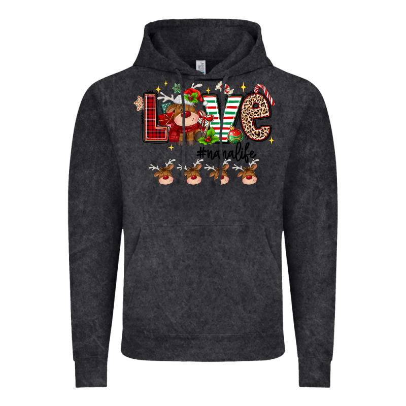 Love Christmas Vintage Hoodie by MaliasSmallBusiness | Teevron