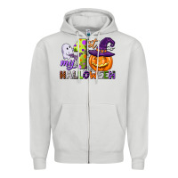 Dove Grey my first halloween Zipper Hoodie - CowGirlArtShop