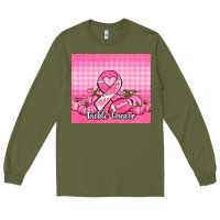 Army Green tackle cancer pumpkins football and ribbon Long Sleeve Tee - Jasminsmagicworld
