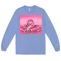 Colony Blue tackle cancer pumpkins football and ribbon Long Sleeve Tee - Jasminsmagicworld