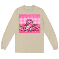 Mushroom tackle cancer pumpkins football and ribbon Long Sleeve Tee - Jasminsmagicworld