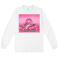 White tackle cancer pumpkins football and ribbon Long Sleeve Tee - Jasminsmagicworld