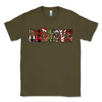 Army Green believe Classic Tee - JahusDesignShop