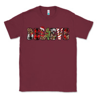 Burgundy believe Classic Tee - JahusDesignShop