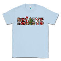 Dusty Blue believe Classic Tee - JahusDesignShop