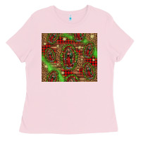 Bubblegum Pink our lady of Guadalupe Christmas Ladies Tee - Jasminsmagicworld