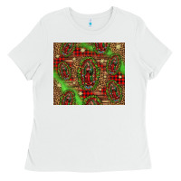 White our lady of Guadalupe Christmas Ladies Tee - Jasminsmagicworld