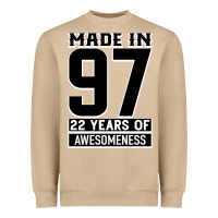 Mushroom Made In 97 22 Years Of Awesomeness Heavyweight Sweatshirt - Bettercallsaul