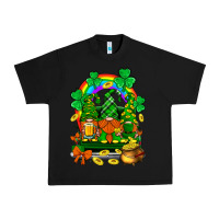 Black st. patricks gnomes truck with rainbow Urban Heavy Tee - BundleAndBundleShop