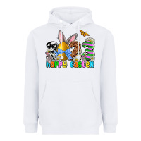 White Easter Day 2023 Happy Easter Heavyweight Hoodie - OliviaCreatesArt