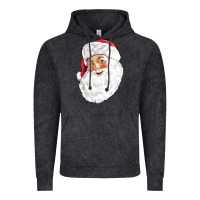 Vintage Black Santa Vintage Hoodie - NancyCooperArtShop