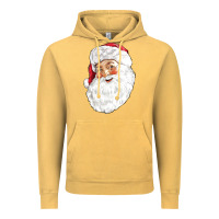 Vintage Mustard Santa Vintage Hoodie - NancyCooperArtShop