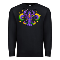 Black mardi gras crawfish Premium Sweatshirt - FaDigitalArtStudio