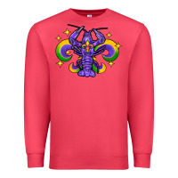 Cardinal mardi gras crawfish Premium Sweatshirt - FaDigitalArtStudio