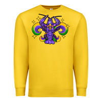 Lemon mardi gras crawfish Premium Sweatshirt - FaDigitalArtStudio