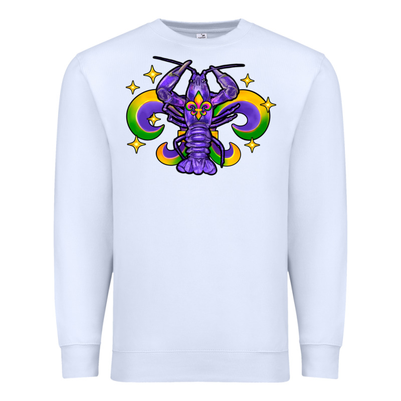 Mardi Gras Crawfish Premium Sweatshirt by FaDigitalArtStudio | Teevron