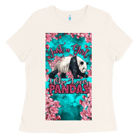 Bone just a girl who loves pandas Ladies Tee - LillyAllenDesigns