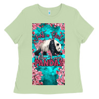 Matcha just a girl who loves pandas Ladies Tee - LillyAllenDesigns