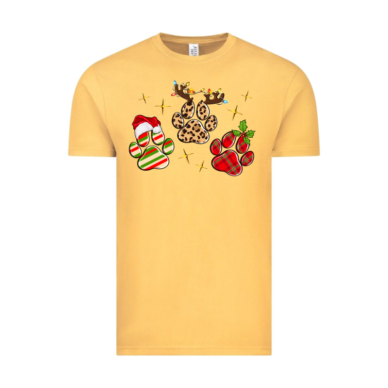 Christmas Paws Vintage Tee by MaliasSmallBusiness | Teevron
