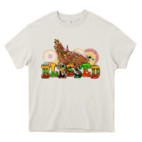 Cream blessed afro woman hands Heavy Core Tee - AdoDesignShop