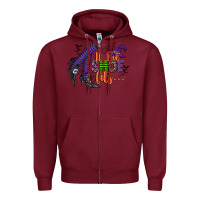 Burgundy if the shoe fits Zipper Hoodie - CowGirlArtShop