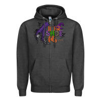Charcoal Heather if the shoe fits Zipper Hoodie - CowGirlArtShop