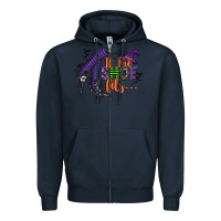Navy if the shoe fits Zipper Hoodie - CowGirlArtShop
