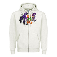 Oatmeal Heather if the shoe fits Zipper Hoodie - CowGirlArtShop