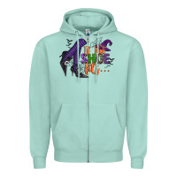 Seafoam if the shoe fits Zipper Hoodie - CowGirlArtShop