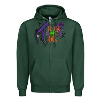 Sports Green if the shoe fits Zipper Hoodie - CowGirlArtShop