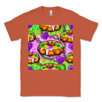 Copper Mardi Gras king cake seamless pattern Classic Tee - BundleAndBundleShop