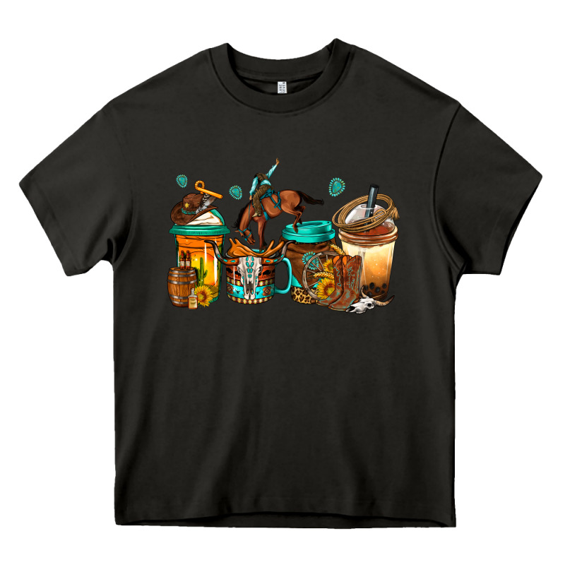 Rodeo Coffee Heavy Core Tee by Jasminsmagicworld | Teevron