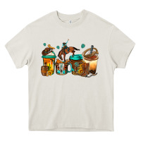 Cream rodeo coffee Heavy Core Tee - Jasminsmagicworld