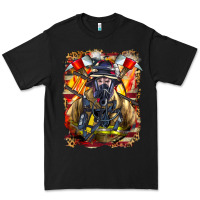Black firefighter axe and ladder Premium Tee - LillyAllenDesigns