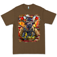 Cacao firefighter axe and ladder Premium Tee - LillyAllenDesigns