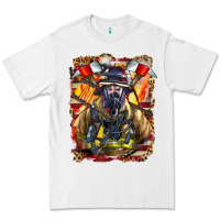 White firefighter axe and ladder Premium Tee - LillyAllenDesigns
