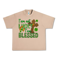 Burro I Am Not Lucky I Am Blessed St. Patricks Urban Heavy Tee - BundleAndBundleShop