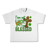 Lunar Rock I Am Not Lucky I Am Blessed St. Patricks Urban Heavy Tee - BundleAndBundleShop