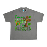 Tornado I Am Not Lucky I Am Blessed St. Patricks Urban Heavy Tee - BundleAndBundleShop