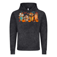 Vintage Black give thanks coffee cups Vintage Hoodie - MaliasSmallBusiness